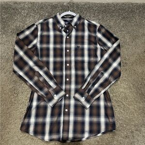 Champs Men's Plaid Button-Down Shirt
